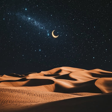 Desert Night Sky Canvas